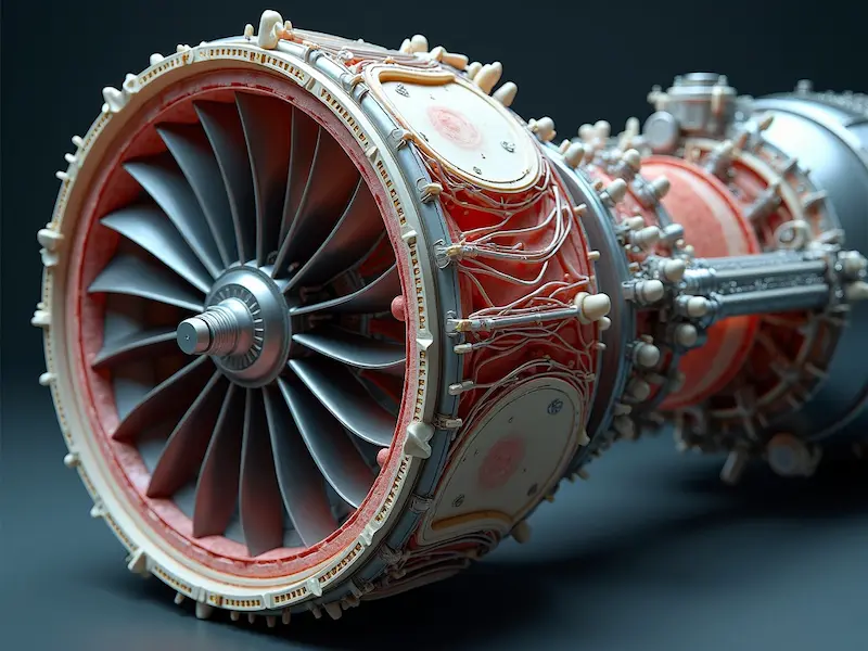 Industrial Turbine Detail